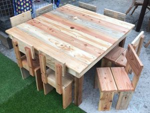 Hand made timber furniture